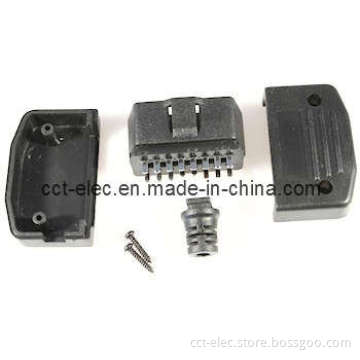 OBDII-2 16P M R/A Connector